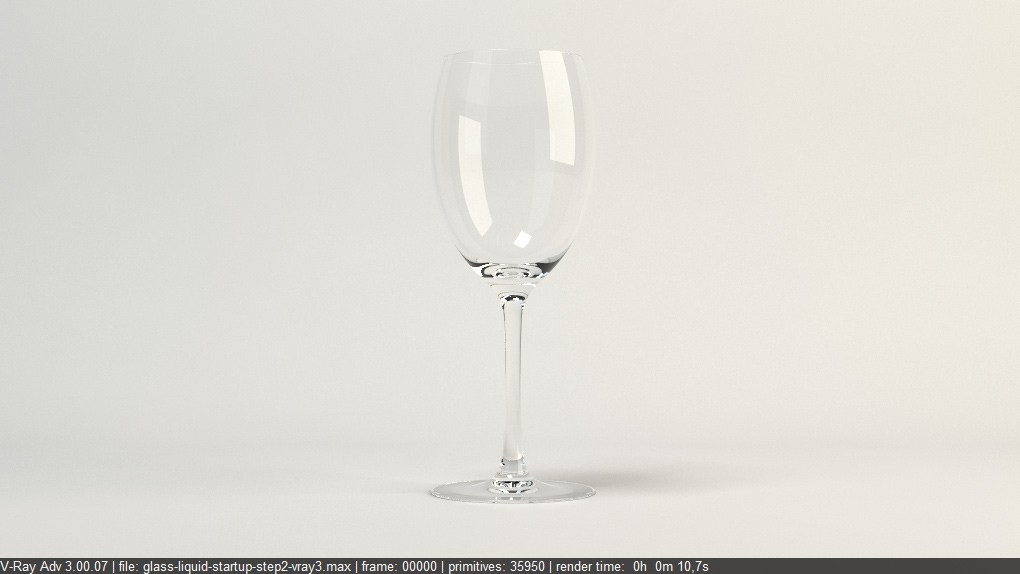 Free Vray Tutorial | Rendering glass and liquid with Vray
