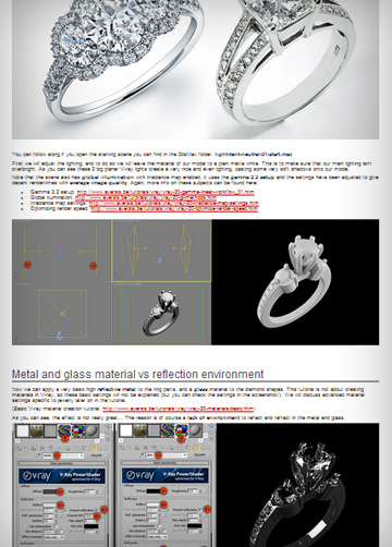 Rendering jewelry and diamonds in Vray